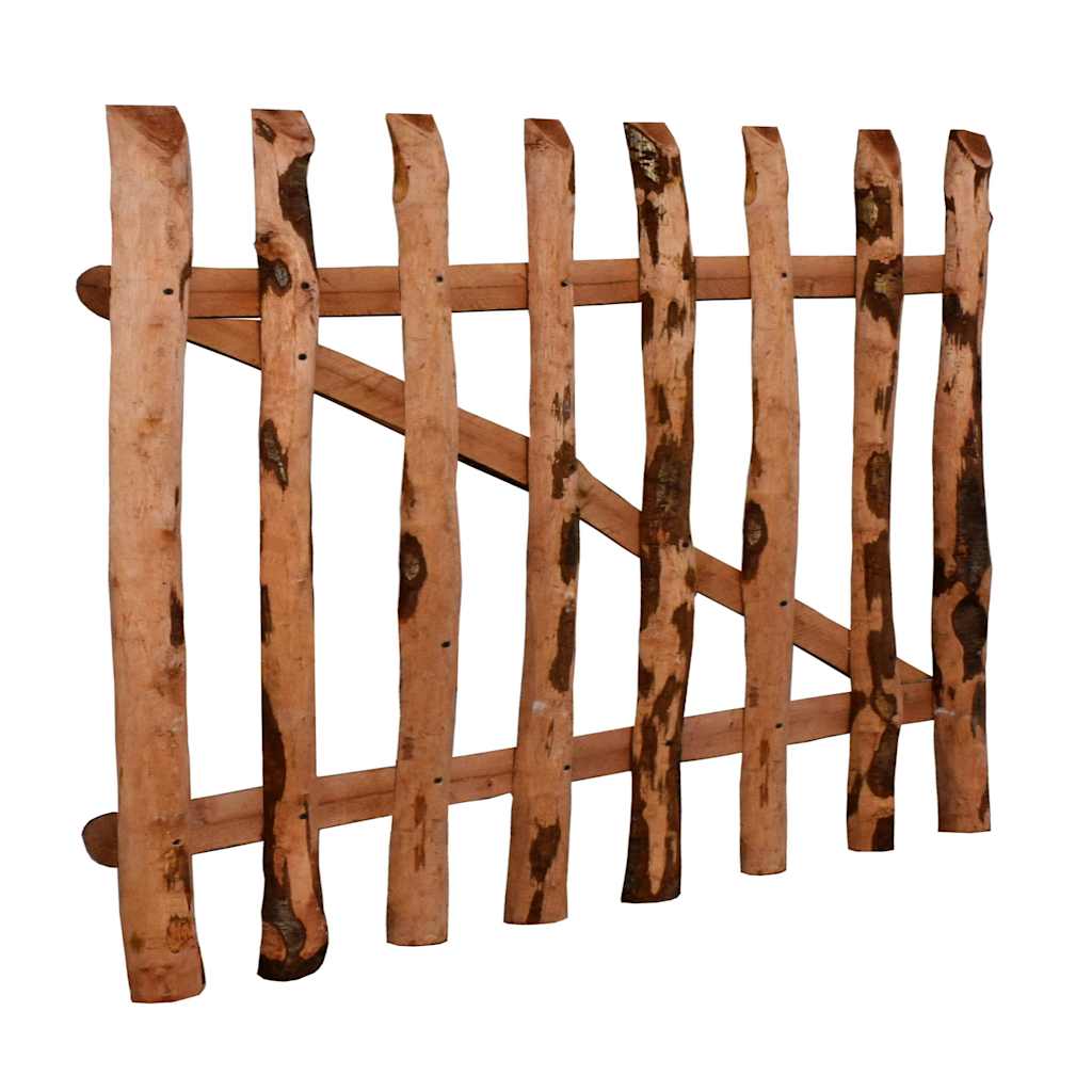 Jednostruka vrata za ogradu od drva lješnjaka 100 x 60 cm