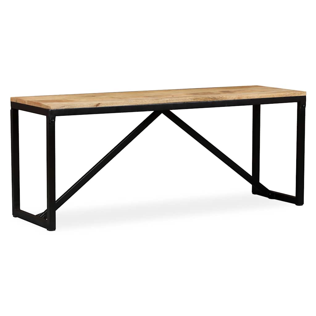 Klupa od masivnog drva manga 110x35x45 cm