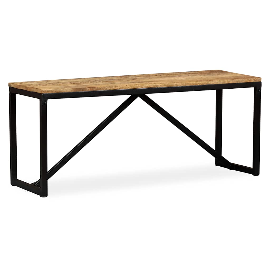 Klupa od masivnog drva manga 110x35x45 cm