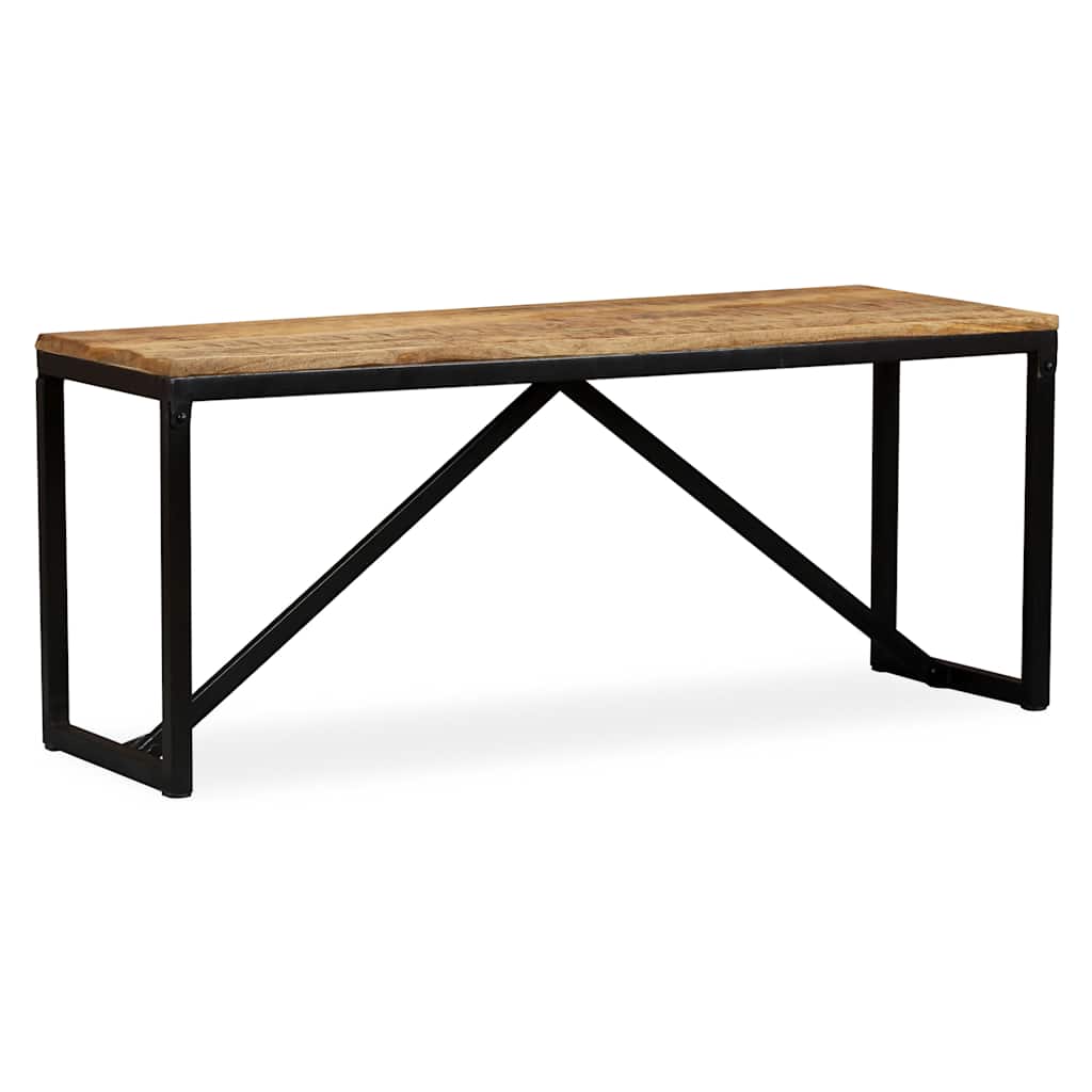 Klupa od masivnog drva manga 110x35x45 cm
