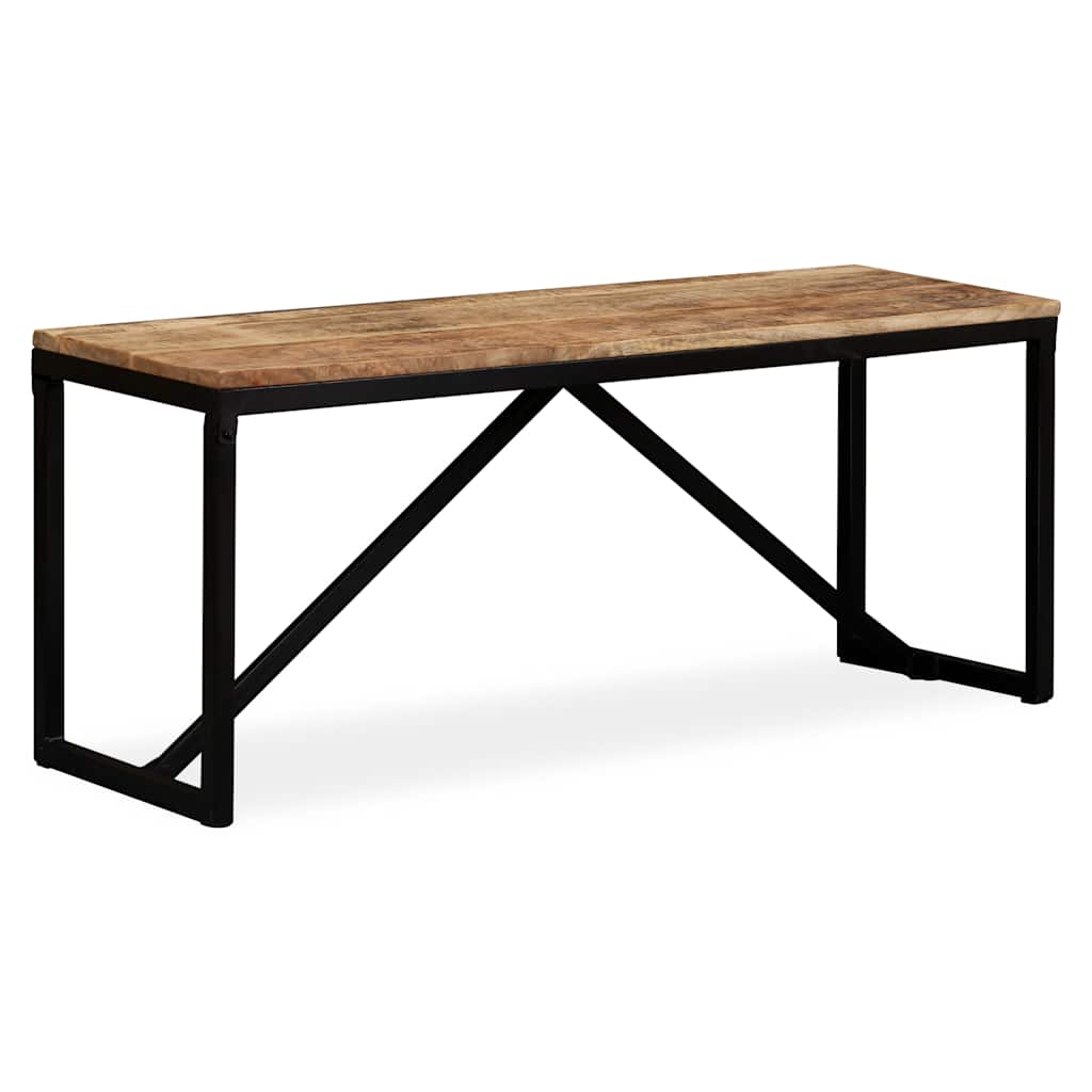 Klupa od masivnog drva manga 110x35x45 cm
