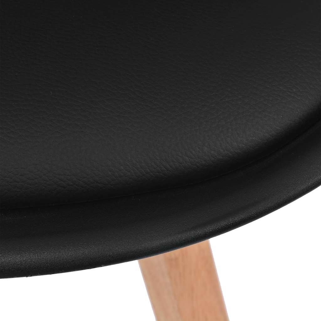Blagovaonske stolice 6 kom crne plastične