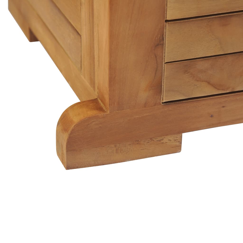 Sklopivi barski stol od masivne tikovine 155 x 53 x 105 cm