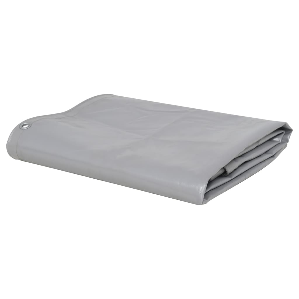 Cerada 650 g/m² 4 x 4 m siva
