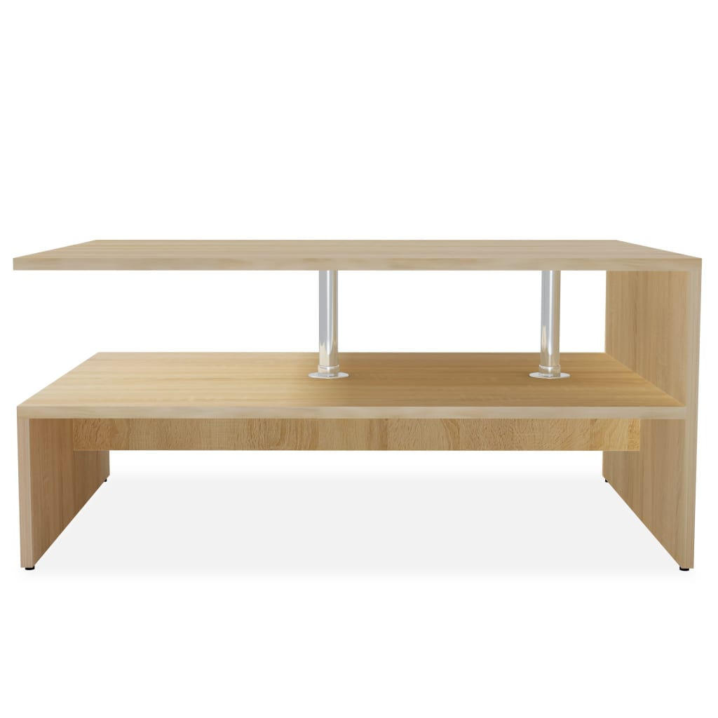 Stolić za kavu od konstruiranog drva 90x59x42 cm boja hrasta