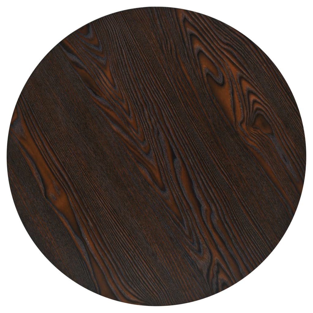 Okrugli stol za bistro od MDF-a i čelika 60 x 75 cm tamni pepeljasti
