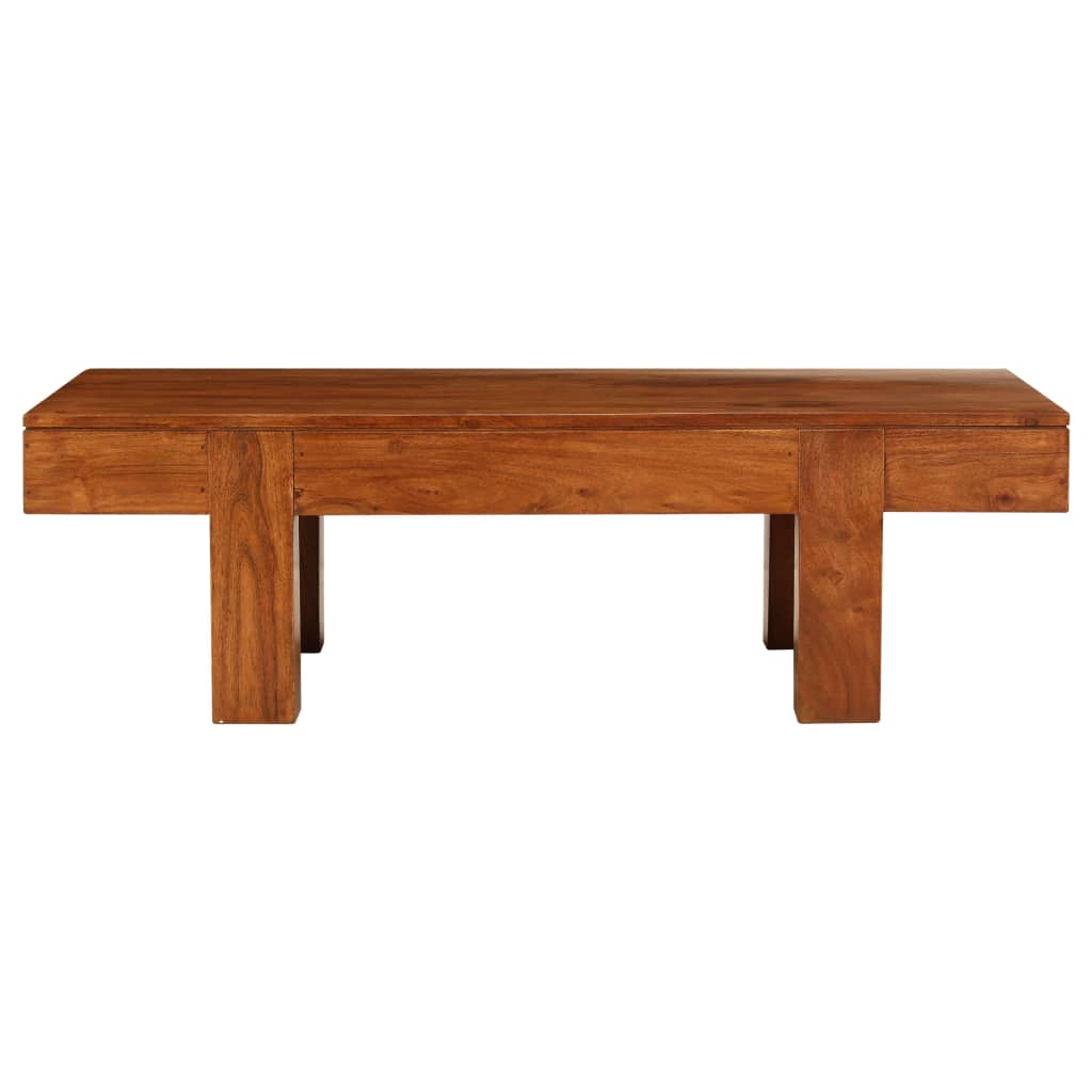 Stolić za kavu 100x50x30 cm bagremovo drvo s premazom boje meda