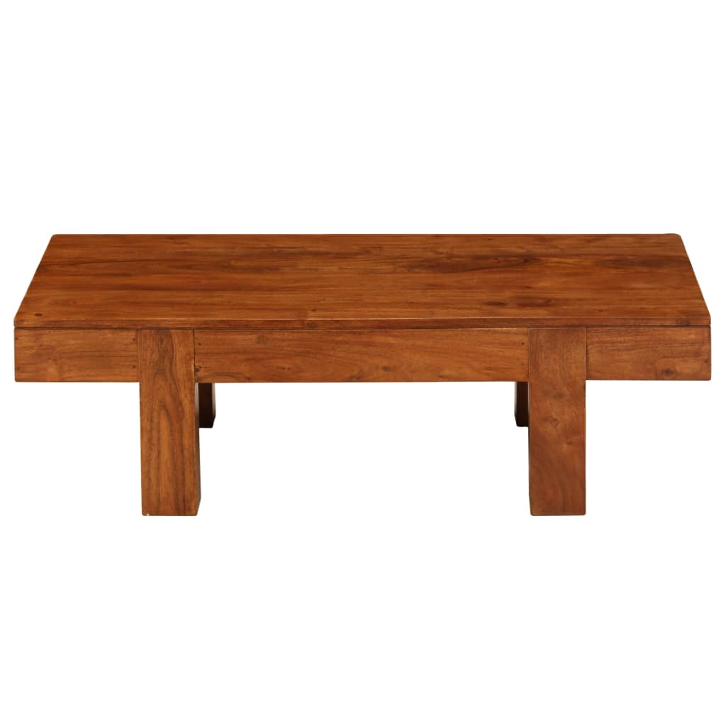 Stolić za kavu 100x50x30 cm bagremovo drvo s premazom boje meda