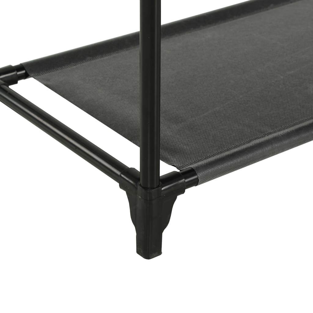 Stalak za odjeću čelik i netkana tkanina 55x28,5x175 cm crni