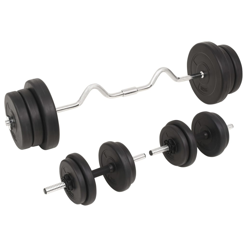 Set šipki i utega 60 kg