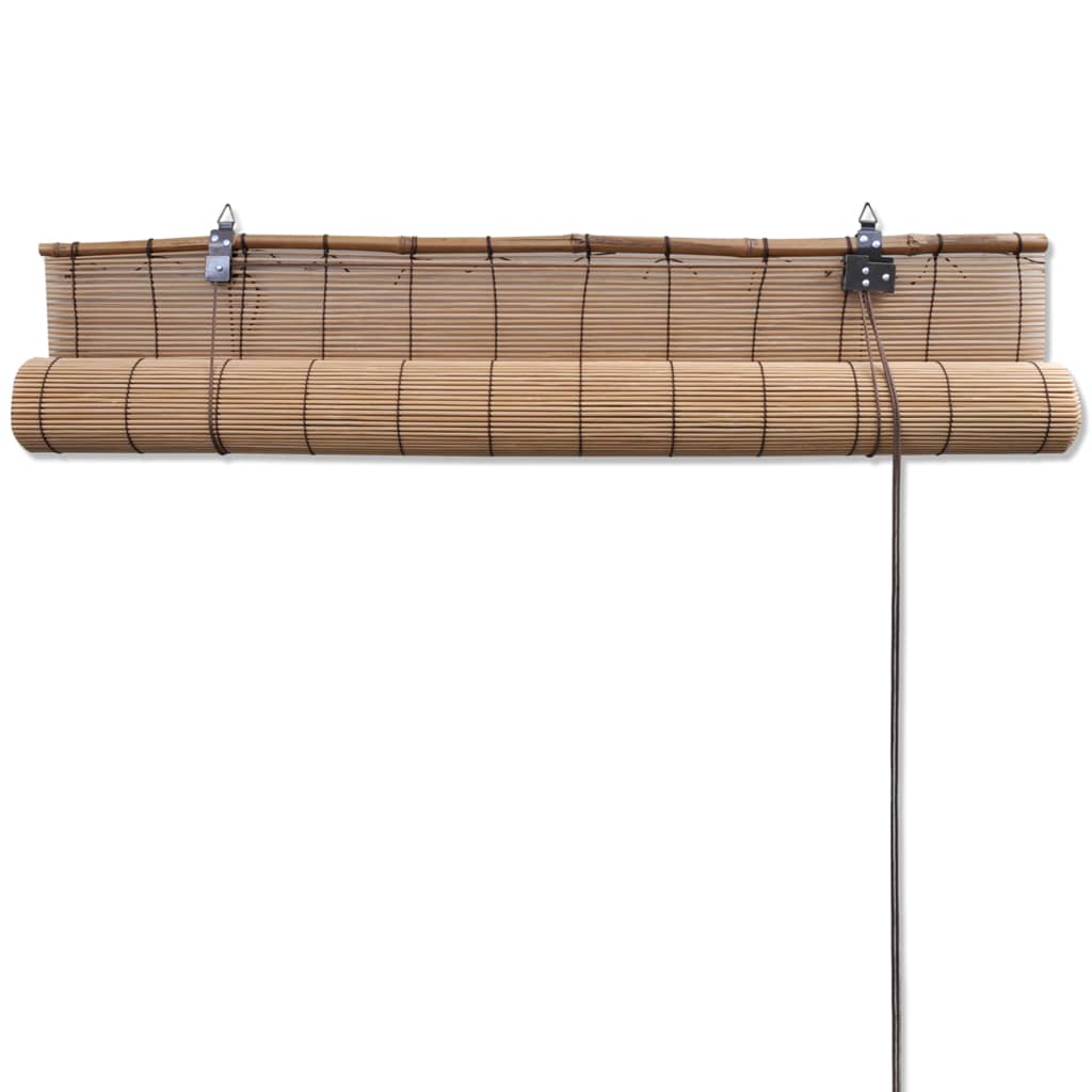 Roleta od bambusa 140 x 220 cm smeđa