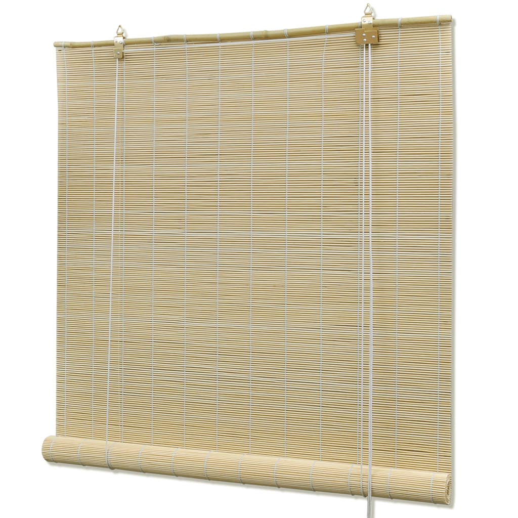 Roleta od bambusa 150 x 160 cm prirodna boja