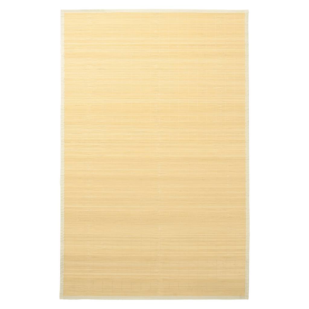 Tepih od bambusa 100 x 160 cm prirodne boje