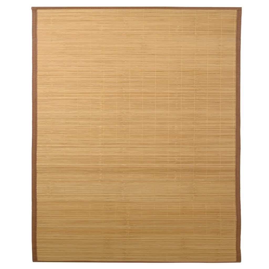 Tepih od bambusa 160 x 230 cm smeđi
