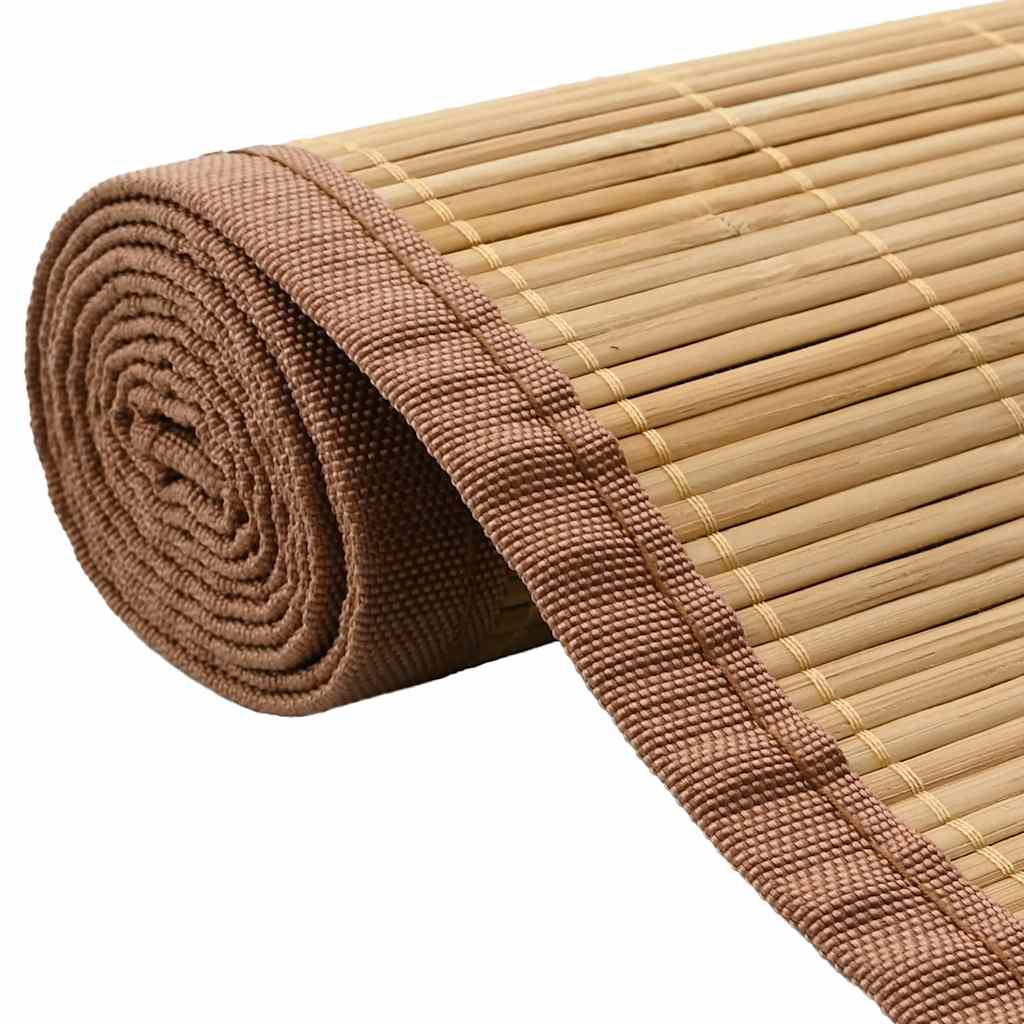 Tepih od bambusa 160 x 230 cm smeđi