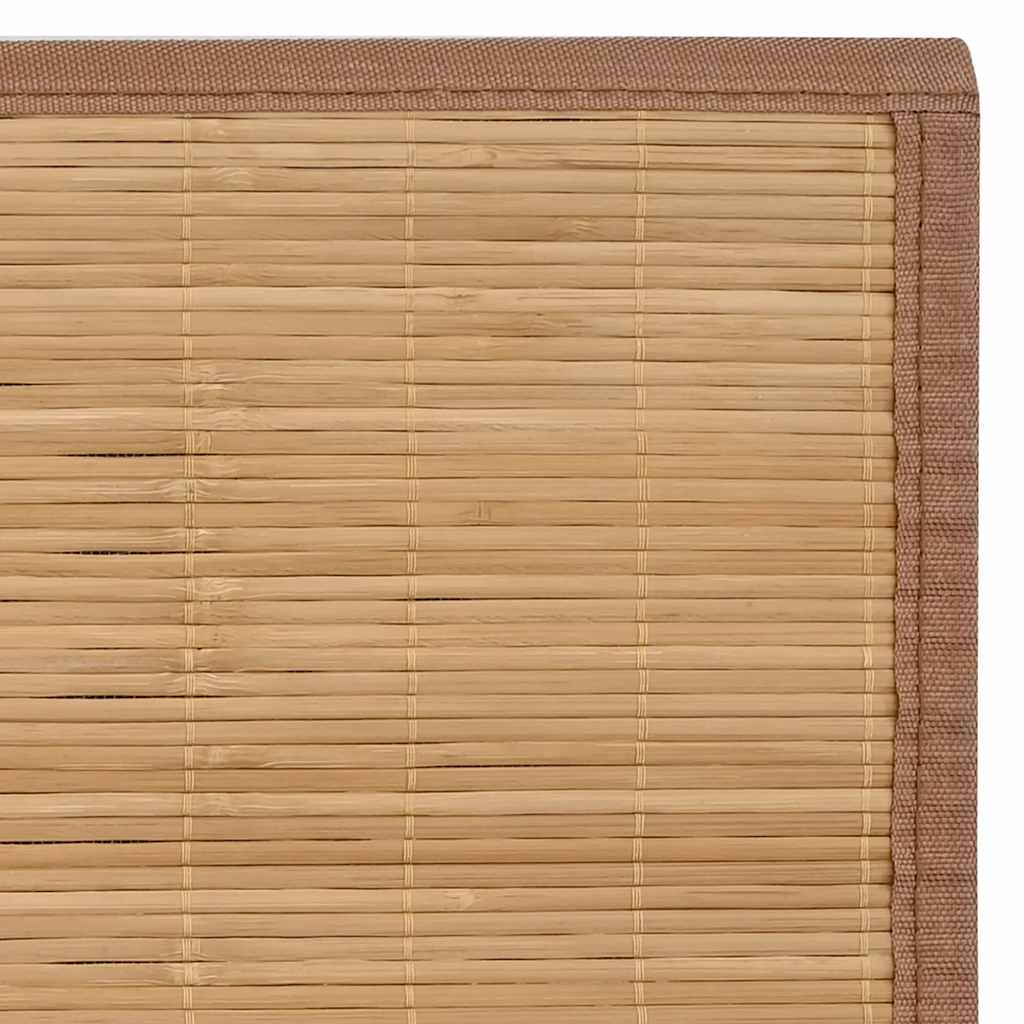 Tepih od bambusa 160 x 230 cm smeđi