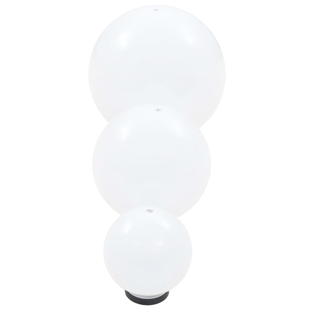 LED kuglasta svjetiljka 3 kom 20/30/40 cm PMMA
