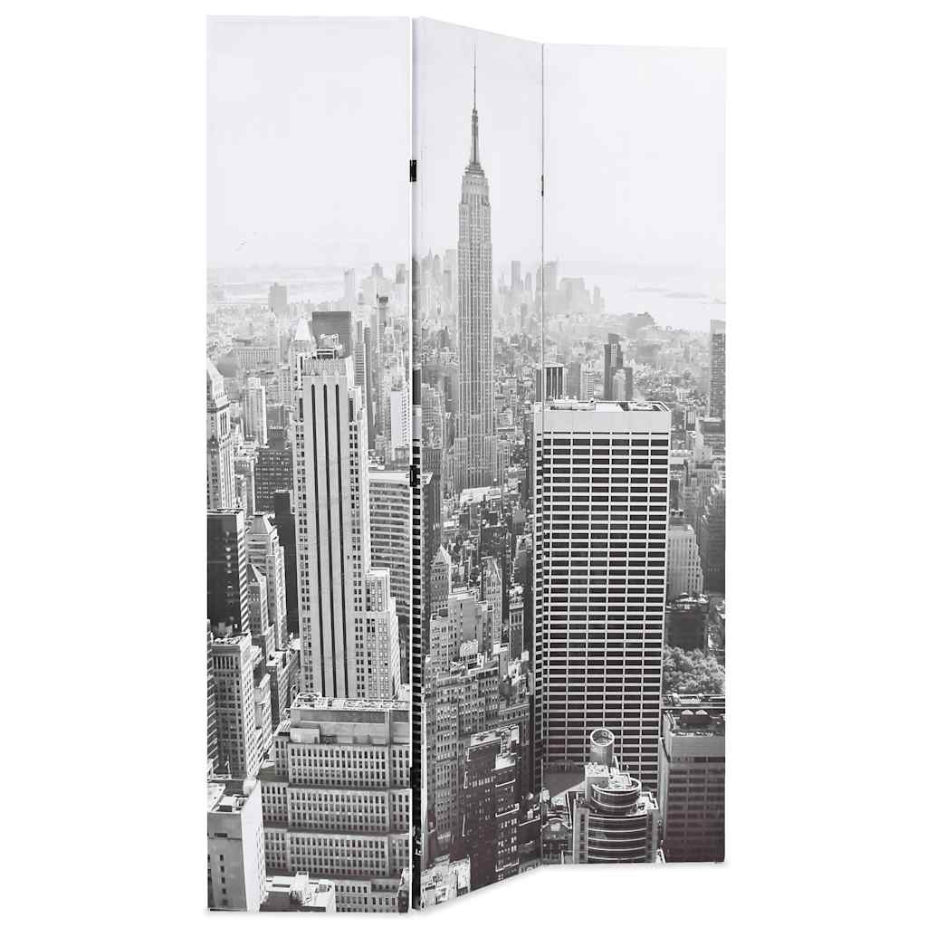 Sklopiva sobna pregrada sa slikom New Yorka danju 120 x 170 cm