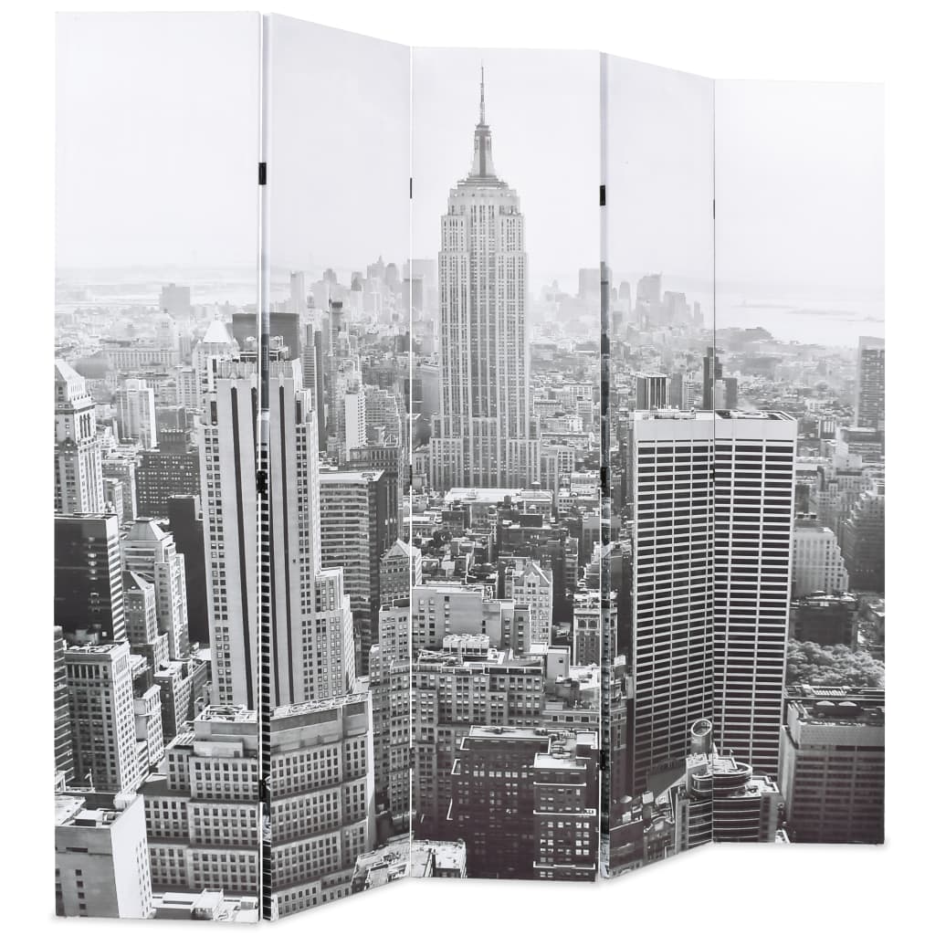 Sklopiva sobna pregrada sa slikom New Yorka danju 200 x 170 cm