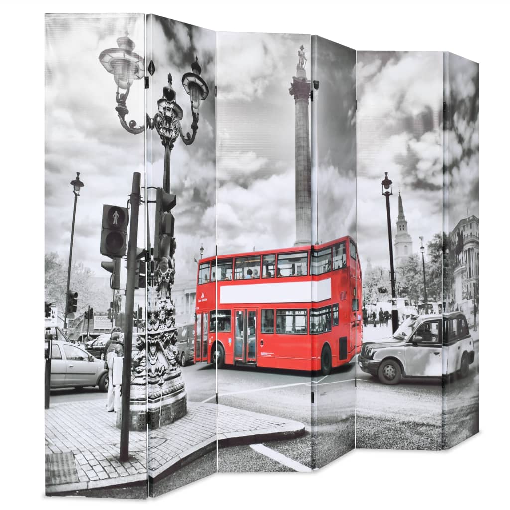 Sklopiva sobna pregrada 228 x 170 cm slika londonskog autobusa