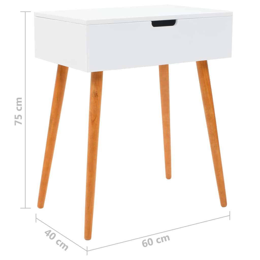 Toaletni stolić od MDF-a s ogledalom 60 x 40 x 75 cm