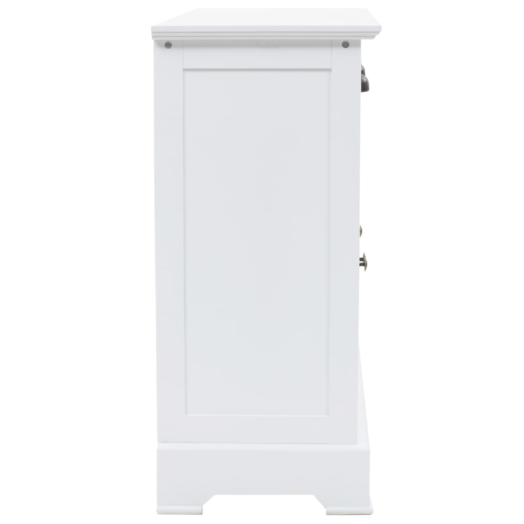 Komoda s 3 vratima MDF i borovina 105 x 35 x 77,5 cm