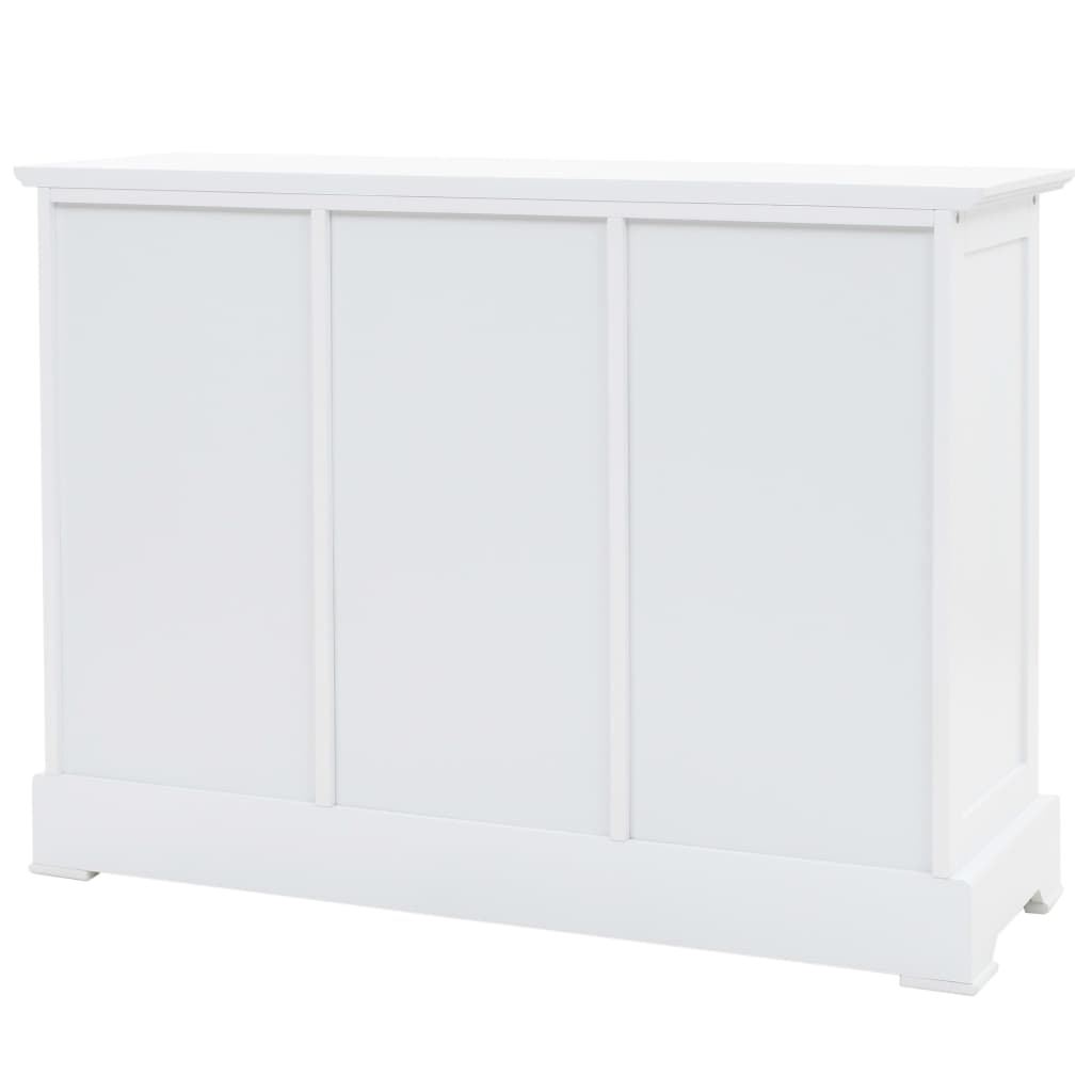 Komoda s 3 vratima MDF i borovina 105 x 35 x 77,5 cm