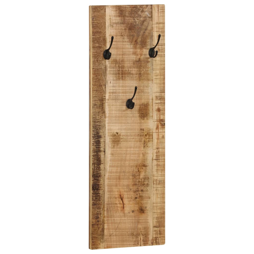 Zidne vješalice za kapute od masivnog drva manga 2 kom 36 x 110 x 3 cm
