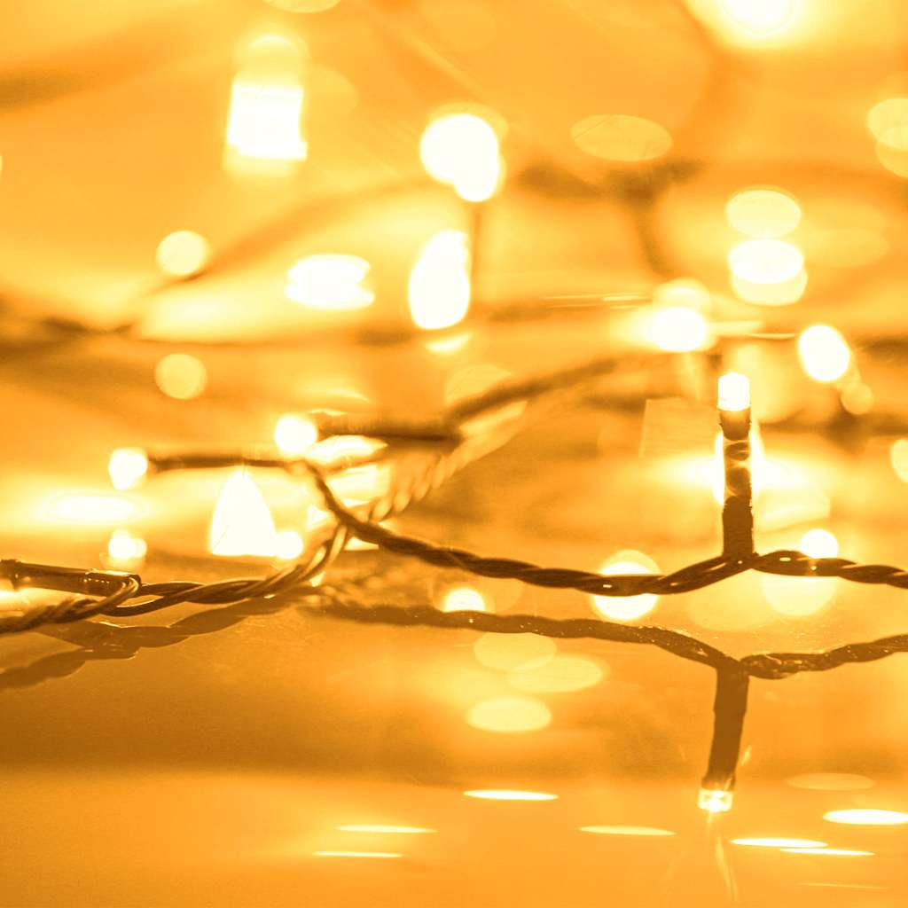 Svjetlosna traka s 1000 LED žarulja 100 m 8 efekata IP44 topla bijela