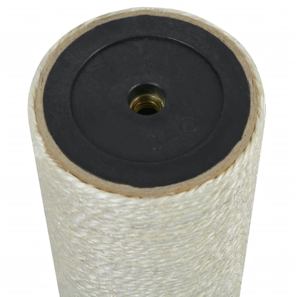 Grebalica za mačke 8 x 55 cm 10 mm bež