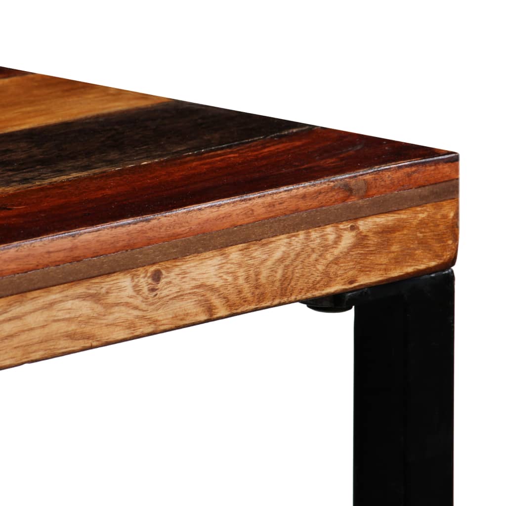 Barski stol od masivnog obnovljenog drva 70 x 70 x 106 cm