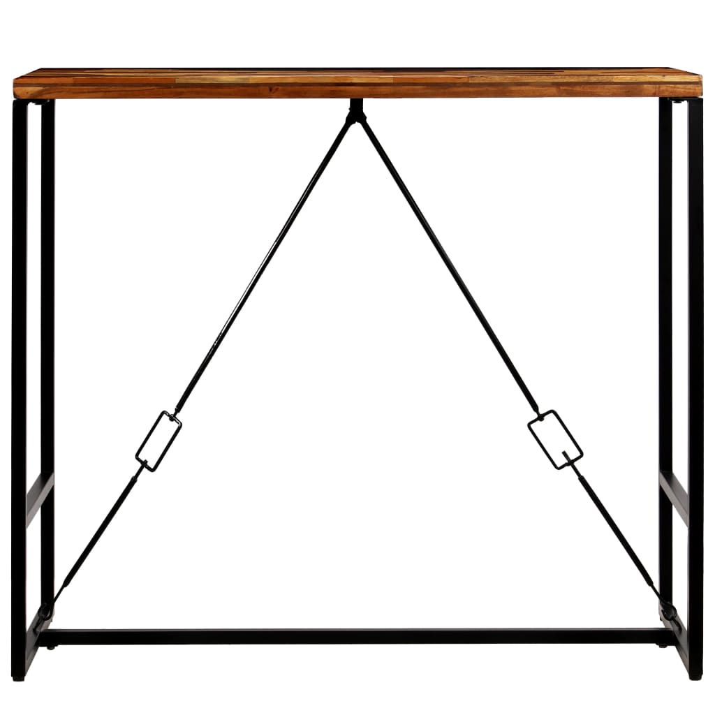 Barski stol od masivnog obnovljenog drva 120 x 60 x 106 cm