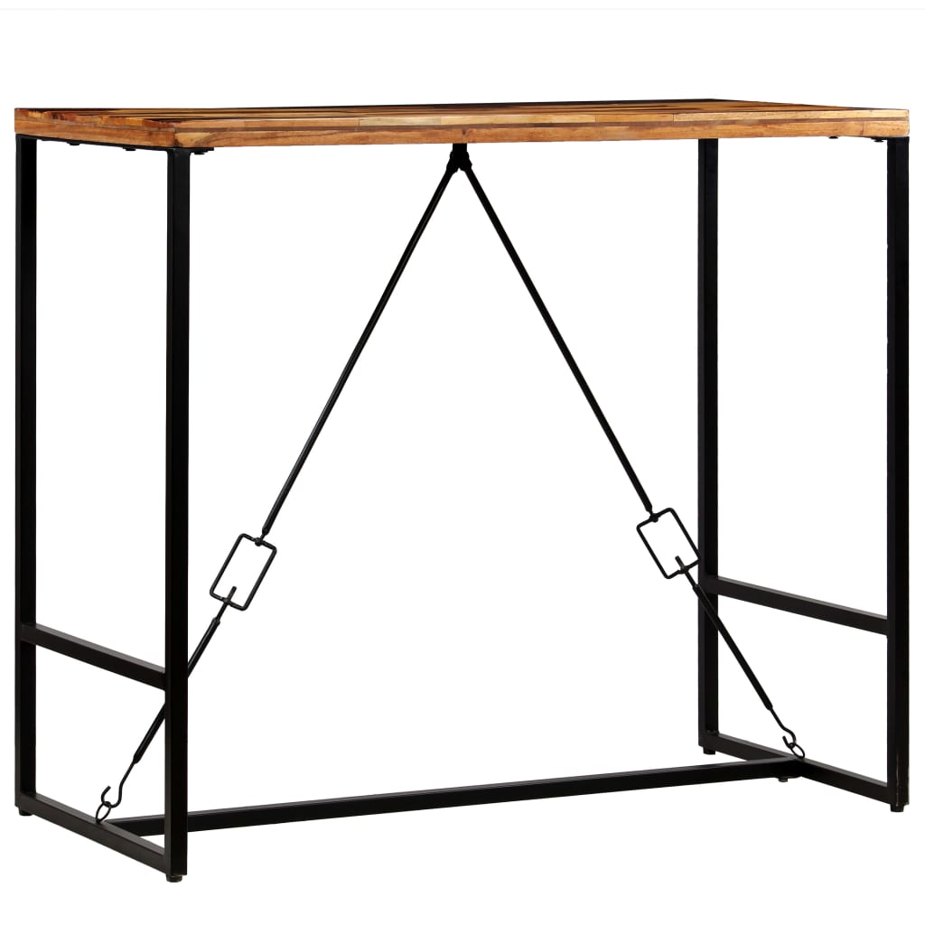 Barski stol od masivnog obnovljenog drva 120 x 60 x 106 cm