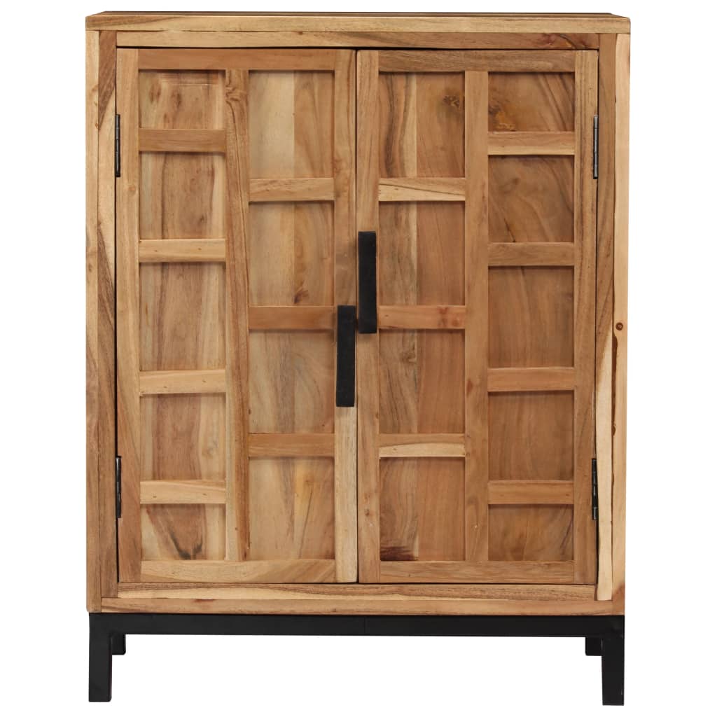 Komoda od masivnog bagremovog drva 60 x 35 x 76 cm smeđa