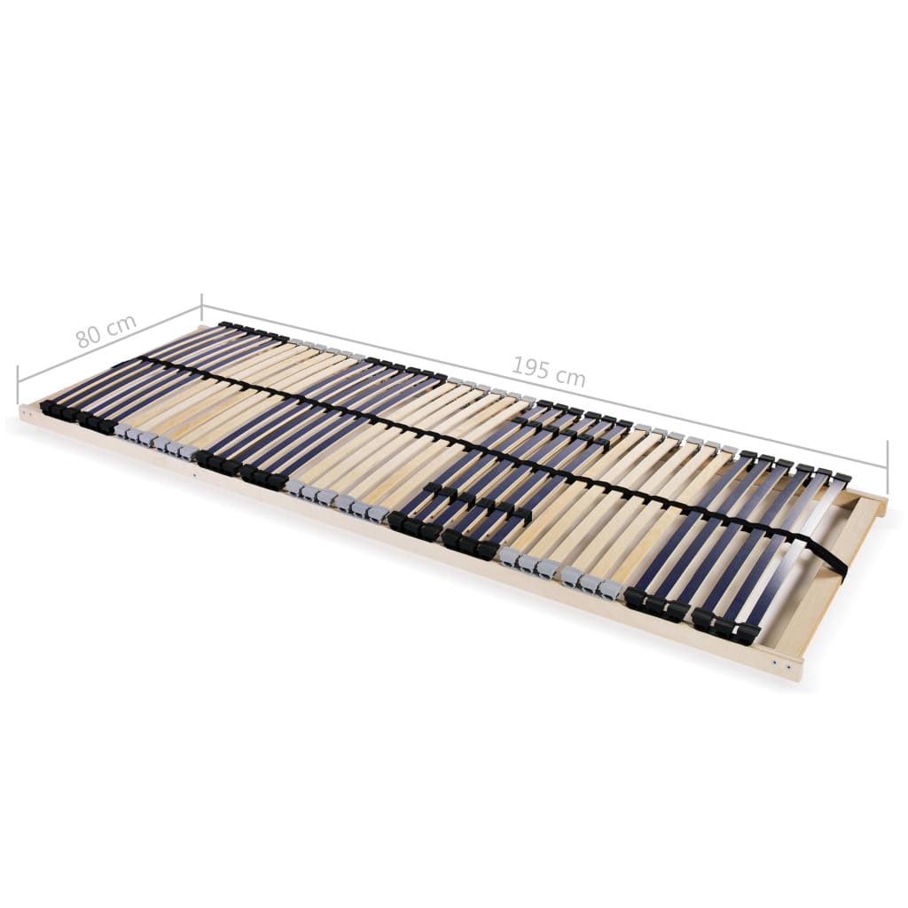 Podnica za krevet s 42 letvice i 7 zona 80 x 200 cm