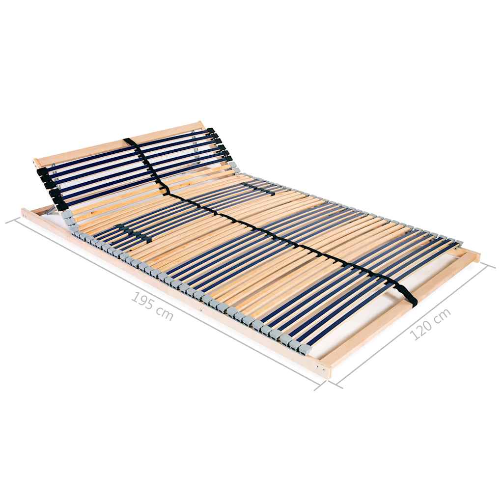Podnica za krevet s 42 letvice i 7 zona 120 x 200 cm