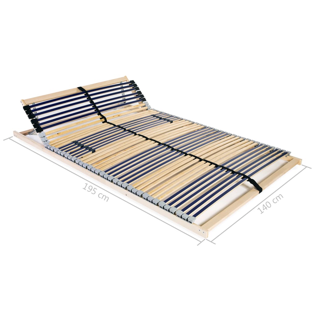 Podnica za krevet s 42 letvice i 7 zona 140 x 200 cm