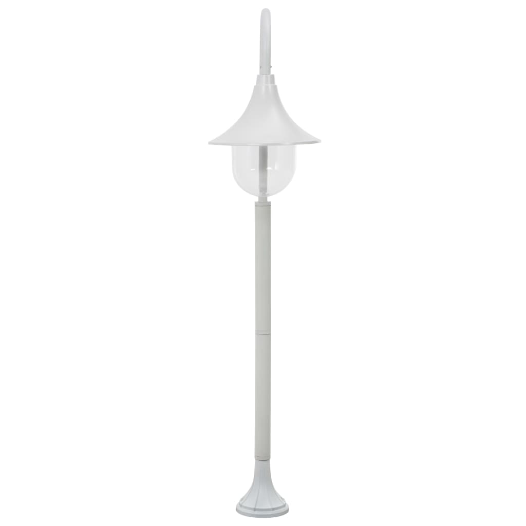 Vrtna stupna svjetiljka od aluminija E27 120 cm bijela