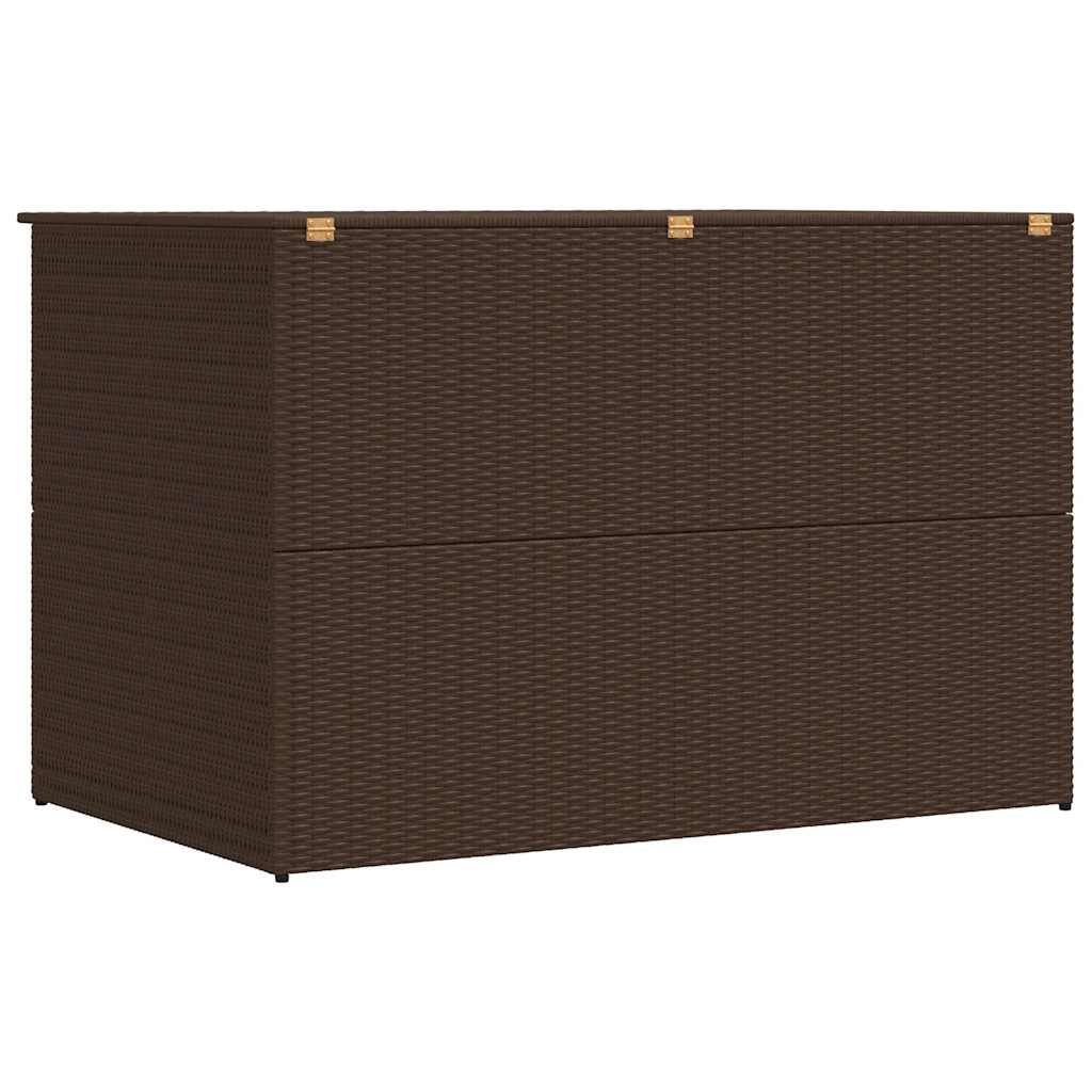 Vrtna kutija za pohranu smeđa 150 x 100 x 100 cm od poliratana