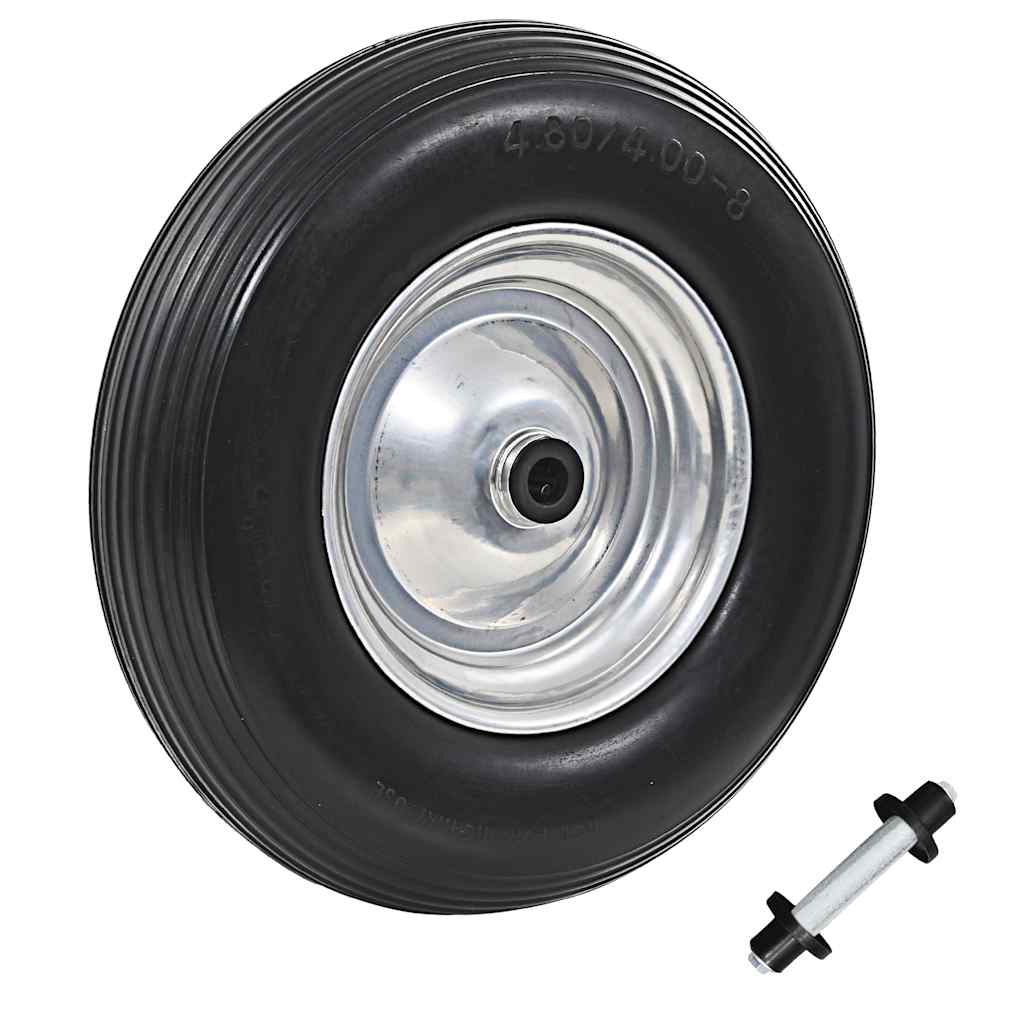 Kotač za kolica s osovinom od čvrstog PU-a 4.00 - 8 390 mm