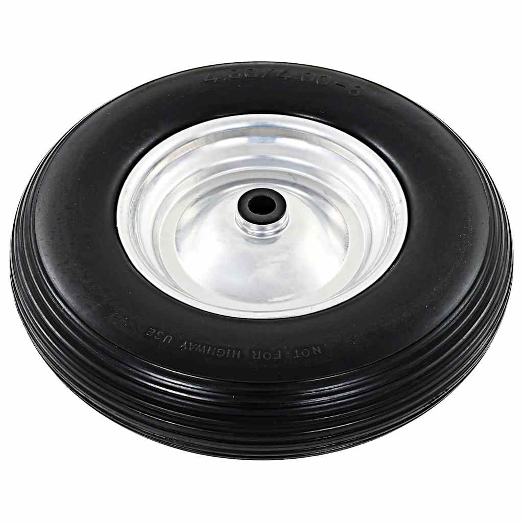 Kotači za kolica s osovinama 2 kom čvrsti PU 4.00 - 8 390 mm