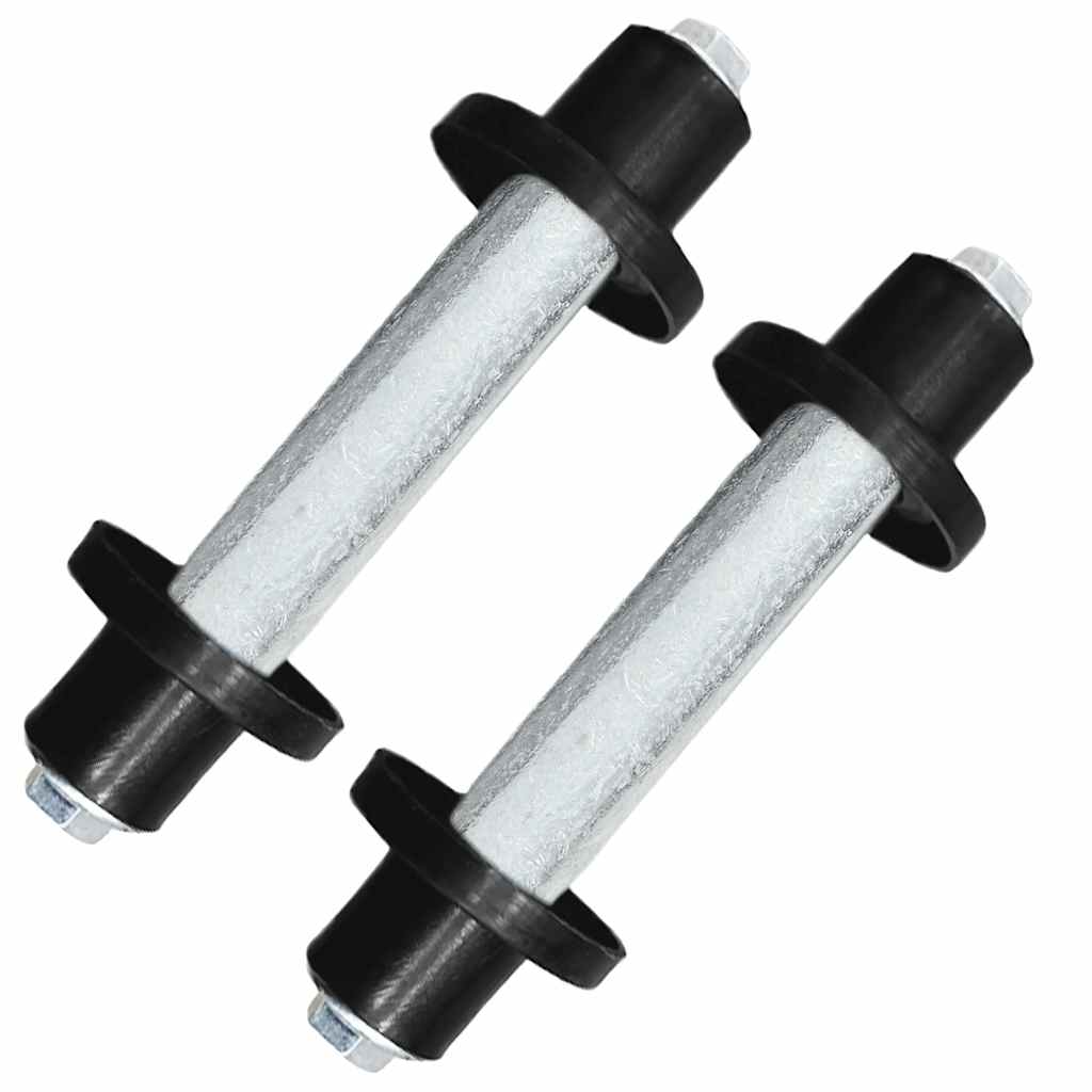 Kotači za kolica s osovinama 2 kom čvrsti PU 4.00 - 8 390 mm