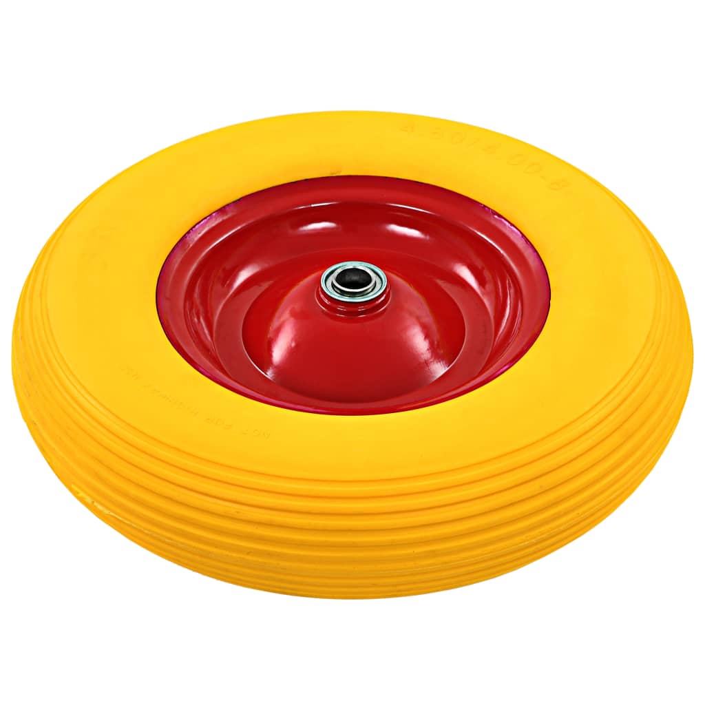 Kotač za kolica s osovinom od čvrstog PU-a 4.00 - 8 390 mm