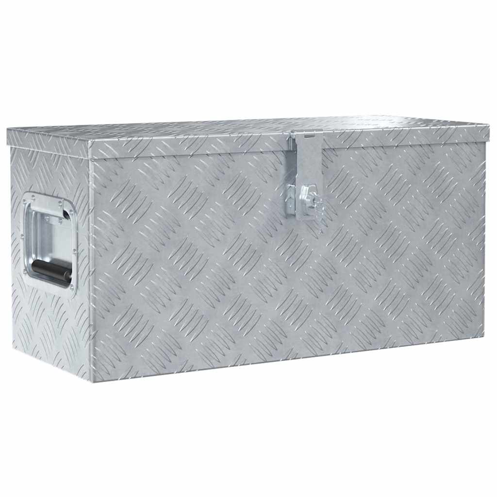 Aluminijska kutija 61,5 x 26,5 x 30 cm srebrna