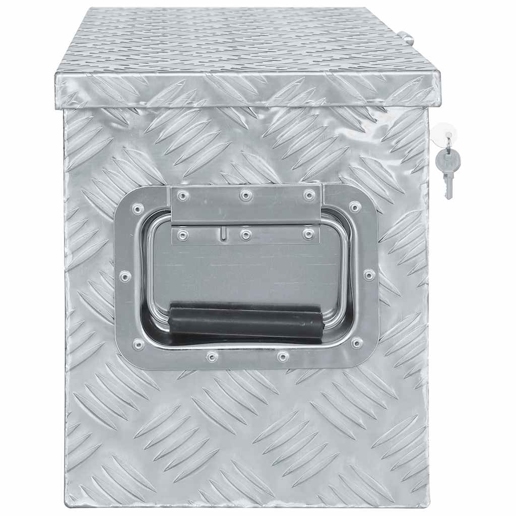 Aluminijska kutija 61,5 x 26,5 x 30 cm srebrna