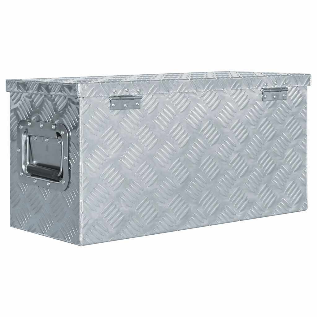 Aluminijska kutija 61,5 x 26,5 x 30 cm srebrna