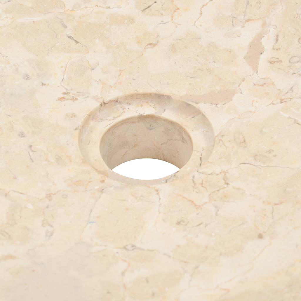 Umivaonik 40 x 12 cm mramorni krem