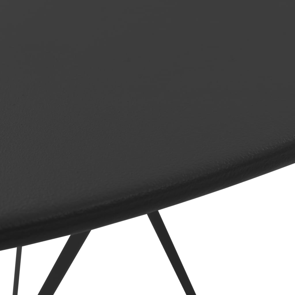 3-dijelni bistro set čelični crni