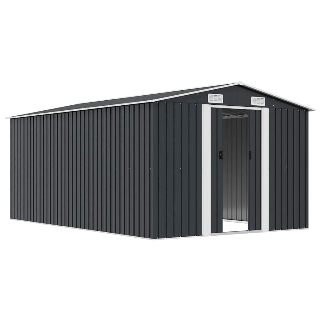 Vrtno spremište 257 x 392 x 181 cm metalno antracit