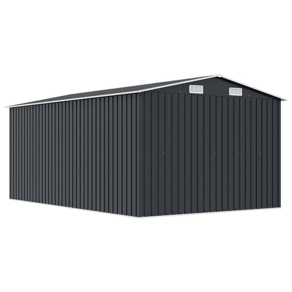 Vrtno spremište 257 x 392 x 181 cm metalno antracit